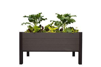 Image showing  The Skyline Planter 24 in. x 48 in. x 25 in. Elevated Garden Bed