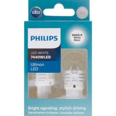 Philips Ultinon LED 7440WLED (White), Pack of 2