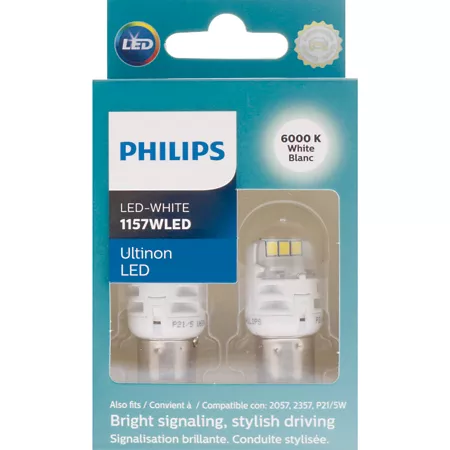 Philips Ultinon LED 1157WLED (White) 2-pack Automotive Work Lights