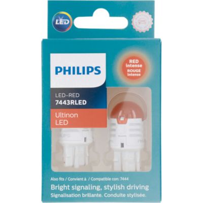 Philips Ultinon LED 7443RLED (Red), Pack of 2