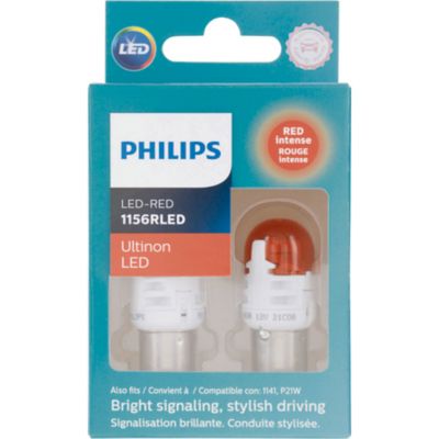Philips Ultinon LED 1156RLED (Red), Pack of 2