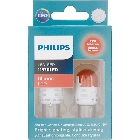 Philips Ultinon LED 1157RLED (Red), Pack of 2