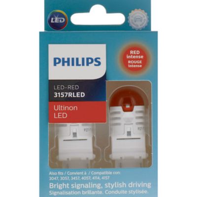 Philips Ultinon LED 3157RLED (Red), Pack of 2