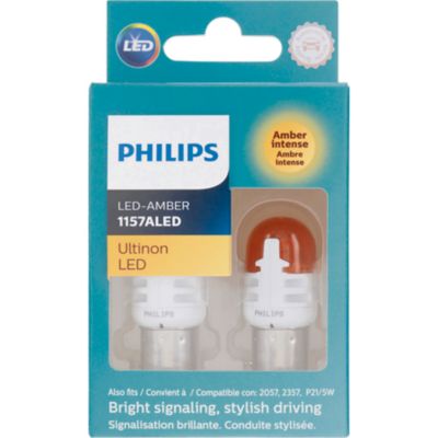 Philips Ultinon LED 1157ALED (Amber), Pack of 2