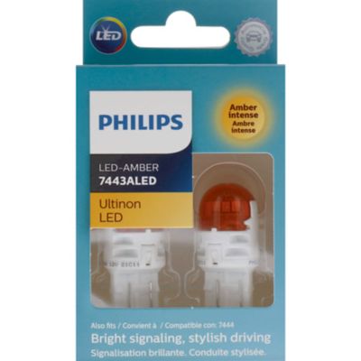 Philips Ultinon LED 7443ALED (Amber), Pack of 2