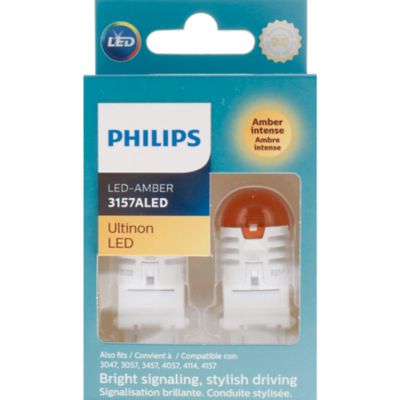 Philips Ultinon LED 3157ALED (Amber), Pack of 2