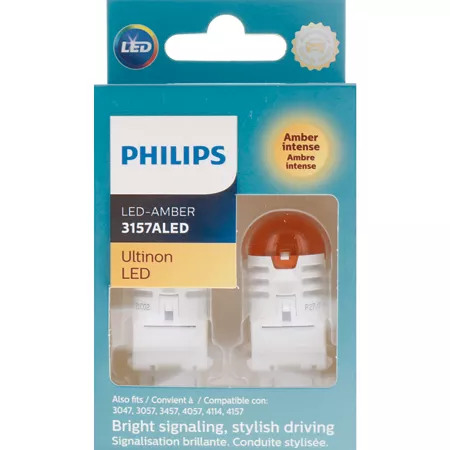 Philips Ultinon LED 3157ALED (Amber) 2-pack Automotive Work Lights