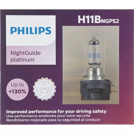 Philips NightGuide Platinum H11BNGPS2 Automotive Work Lights