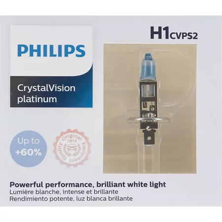 Philips CrystalVision Platinum H1CVPS2 Automotive Work Lights