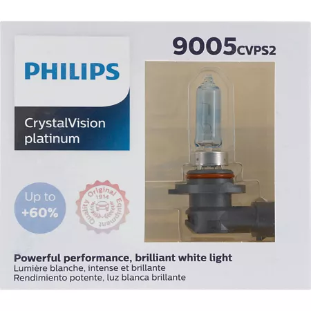 Philips CrystalVision Platinum 9005CVPS2 Automotive Work Lights