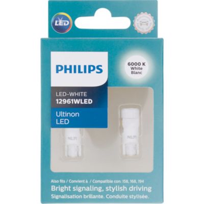 Philips Ultinon LED 12961WLED (White), Pack of 2