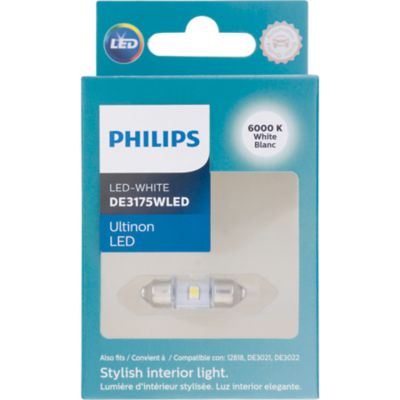 Philips Ultinon LED DE3175WLED (White), Pack of 2