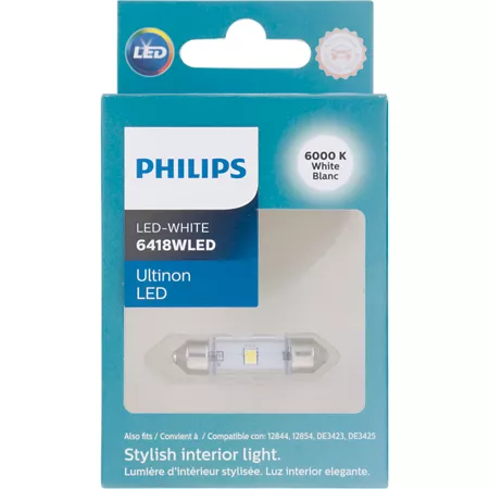 Philips Ultinon LED 6418WLED (White) 1 piece Automotive Work Lights