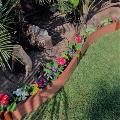 Image showing  Classic Sienna Curved Landscape Edging Kit 16 ft. - 2 in. Profile, 300001038