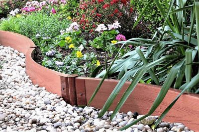 Image showing  Classic Sienna Curved Landscape Edging Kit 16 ft. - 2 in. Profile, 300001038