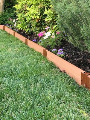 Image showing  Classic Sienna Straight Landscape Edging Kit 16 ft. - 1 in. Profile, 300001040