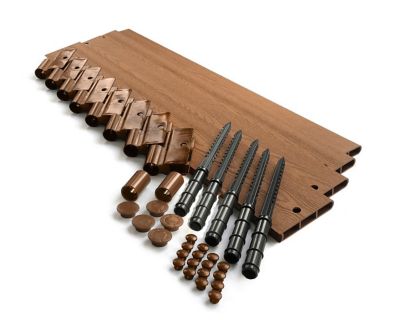 Image showing  Classic Sienna Straight Playground Border 16 ft. - 1 in. Profile, 300001051