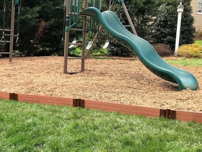 Image showing  Classic Sienna Straight Playground Border 16 ft. - 2 in. Profile, 300001052