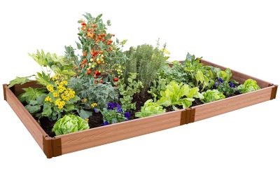 Image showing  Classic Sienna Raised Garden Bed 4 ft. x 8 ft. x 5.5 in. - 1 in. Profile, 300001063