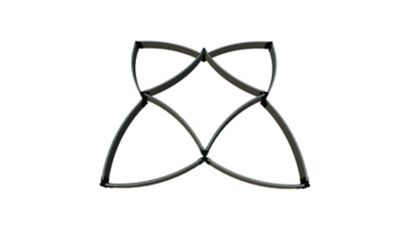 Image showing  Weathered Wood Raised Garden Bed Versailles Sunburst 8 ft. x 8 ft. x 11 in. - 1 in. Profile, 800001092