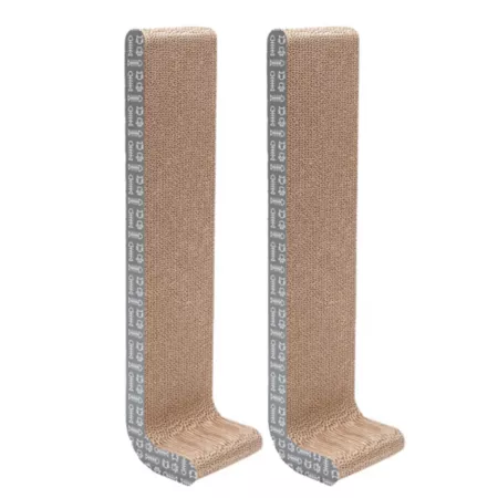 FurHaven Wall-Mounted Cat Scratching Post with Catnip Standard Size 2 Pack Cat Scratchers