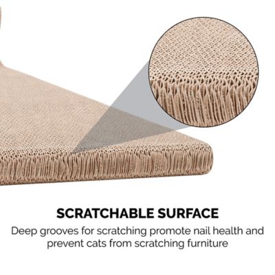Image showing  Standard Wall-Mounted Corrugated Cat Scratcher 2-Pack with Catnip, Standard Size