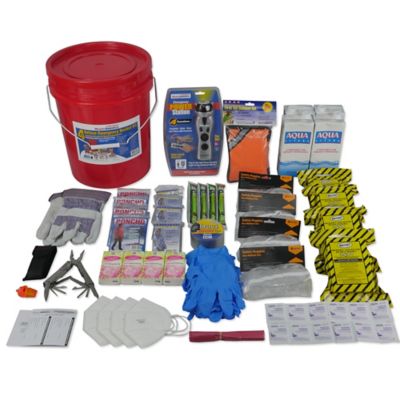 Ready America 63 pc. 4-Person/3-Day Deluxe Emergency Bucket