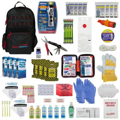 Ready America 69 pc. 4-Person/3-Day Pro Emergency Backpack