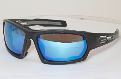 Wind Riders Motorcycle Sunglasses Blue Mirror