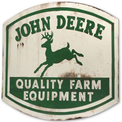 Image showing  Quality Farm Equipment Embossed Metal Sign