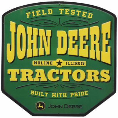 John Deere Tractors Metal Sign