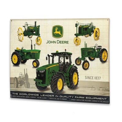Image showing  Tractor and Equipment Collage Metal Sign