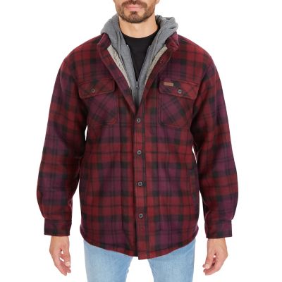 Smith's Workwear Sherpa-Lined Microfleece Shirt Jacket