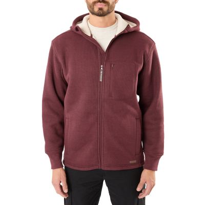 Smith's Workwear Sherpa-Lined Hooded Thermal Shirt Jacket