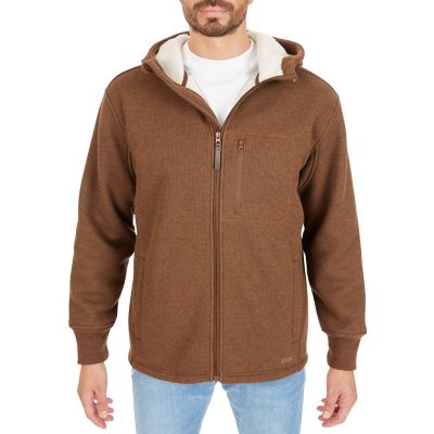 Smith's Workwear Sherpa-Lined Hooded Thermal Shirt Jacket