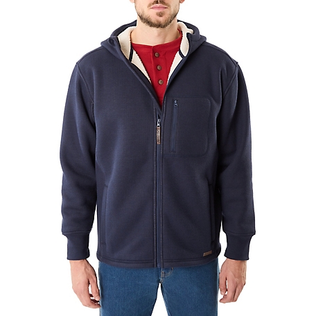 Smith's Workwear Sherpa-Lined Hooded Thermal Shirt Jacket