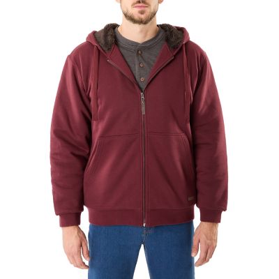 Smith's Workwear Big Men's Sherpa-Lined Fleece Jacket
