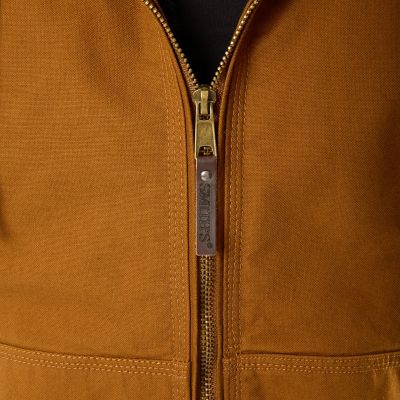Image showing  Sherpa-Lined Duck Canvas Hooded Jacket