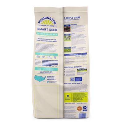 Image showing  7 lb. 1,400 sq. ft. Smart Seed Clover and Grass Mix