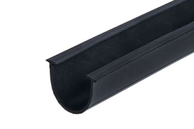 Image showing  1 in. x 2-1/2 in. x 18 ft. Vinyl Platinum Garage Door Seal Bottom Insert