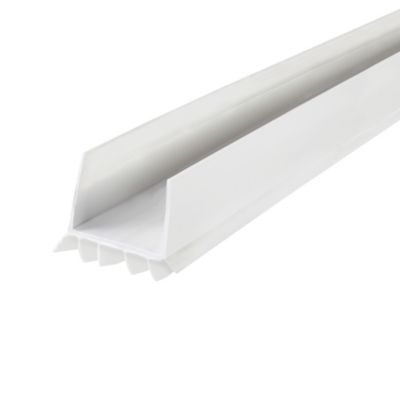 M-D Building Products 1-3/4 in. x 2 in. x 36 in. Vinyl Easy Install DENY Slide-on Under Door Seal, White