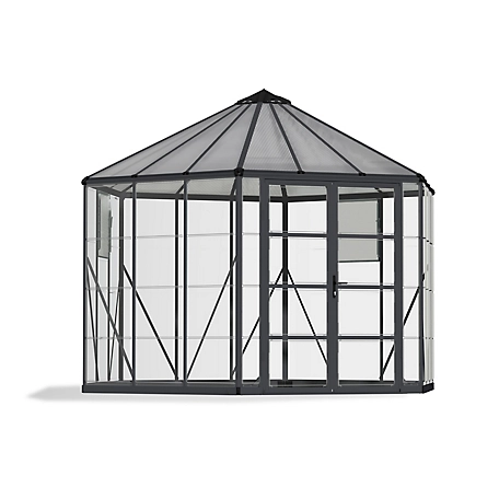 Canopia by Palram Oasis Hex 12 ft. Greenhouse - Gray