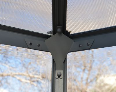 Image showing 5 th Canopia by Palram Oasis Hex 12 Greenhouse, Gray