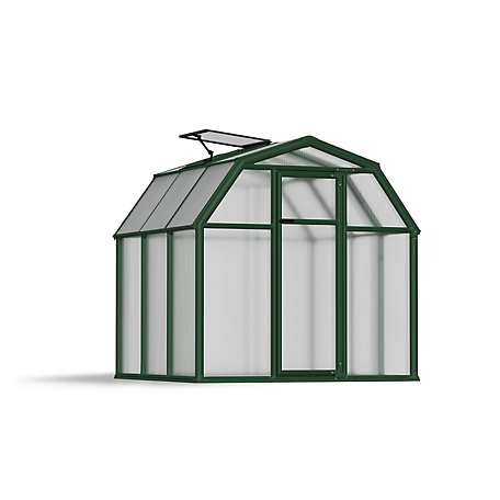 Canopia by Palram 6 ft. L x 6 ft. W Green EcoGrow Greenhouse