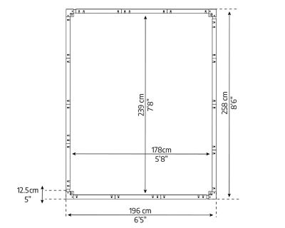 Image showing  EcoGrow Base Kit, 6 ft. x 8 ft.