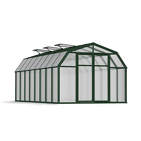 Canopia by Palram 8 ft. L x 16 ft. W Green Hobby Gardener Greenhouse