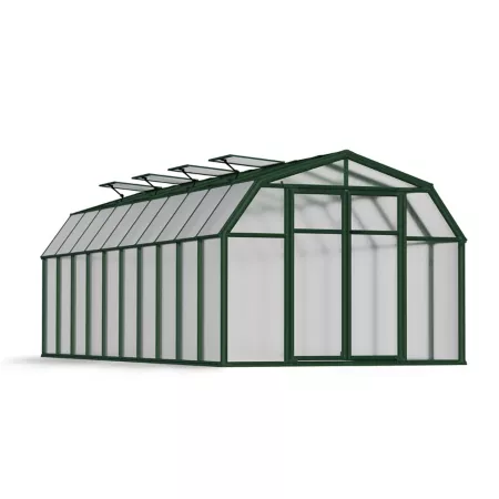 Canopia by Palram 8 ft L x 20 ft W Green Greenhouse Hobby Greenhouses