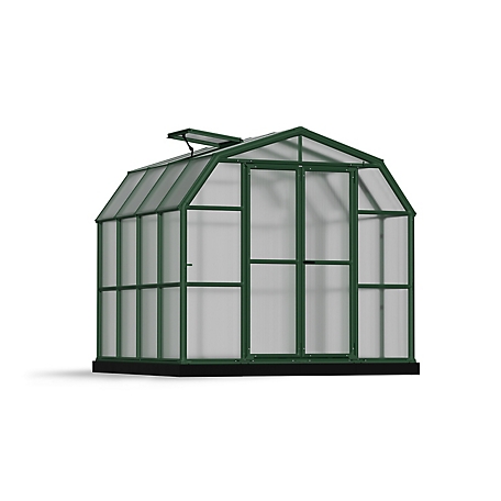 Canopia by Palram 8 ft. L x 8 ft. W Green Grand Gardener Twin Wall Greenhouse