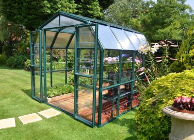 Image showing  Grand Gardener 8 x 8ft. Greenhouse, Clear