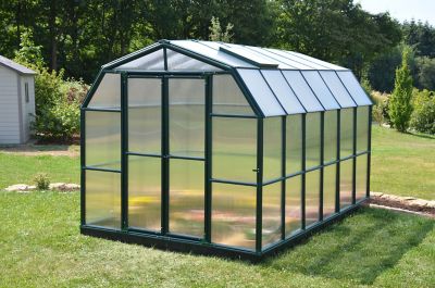 Image showing  8 L x 12 W ft. Green Grand Gardener Twin Wall Greenhouse